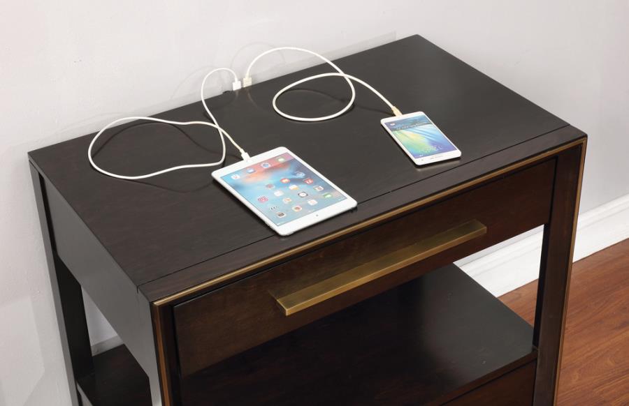 Durango Brown Nightstand - furniture place usa