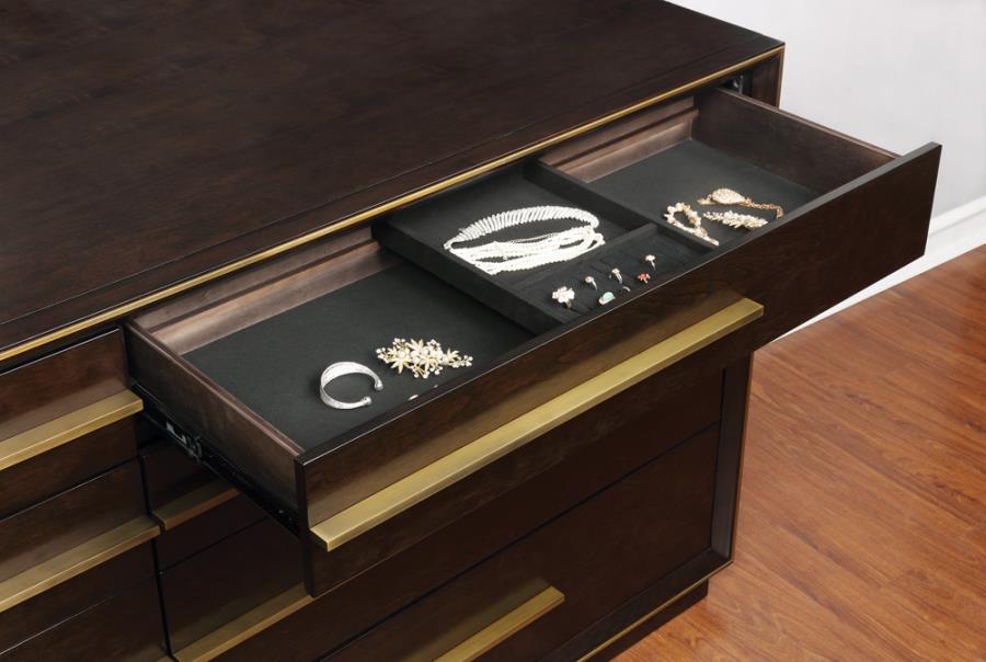 Durango Brown Dresser - furniture place usa