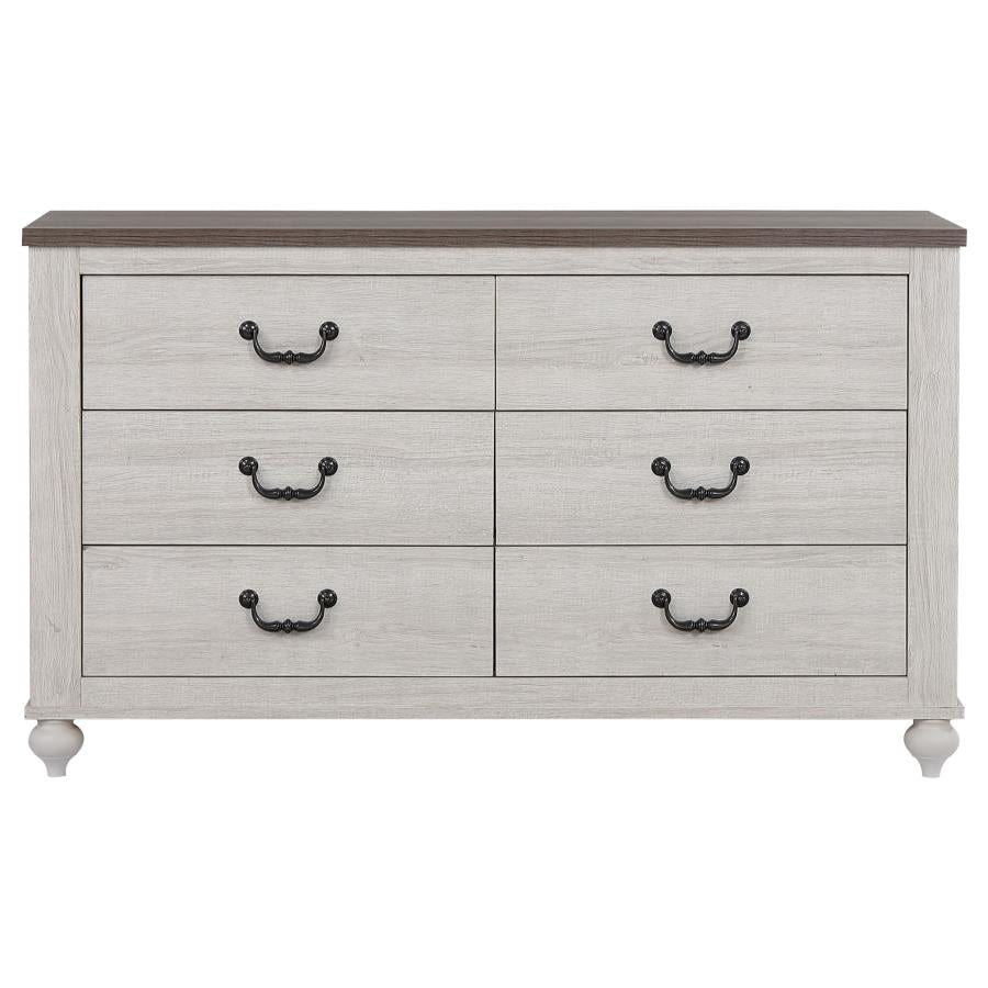 Stillwood Grey Eastern King Bed 5 Pc Set - furniture place usa