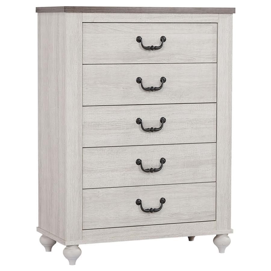 Stillwood Grey Queen Bed 5 Pc Set - furniture place usa
