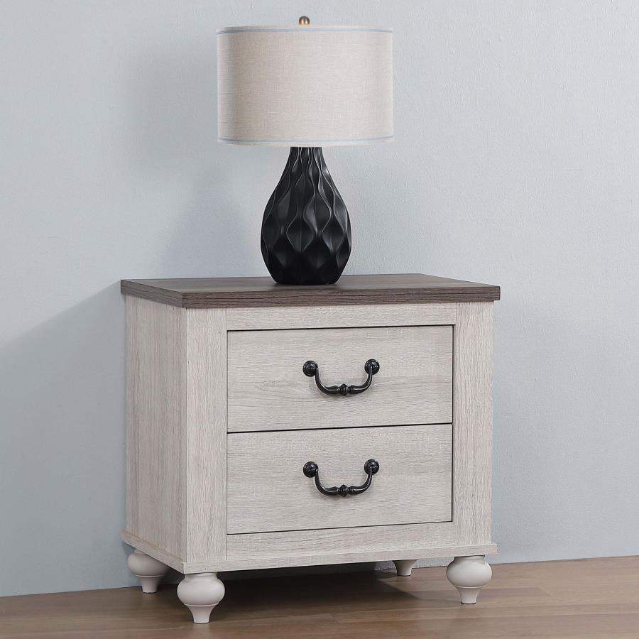 Stillwood Grey Nightstand - furniture place usa