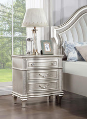 Evangeline Silver Nightstand - furniture place usa