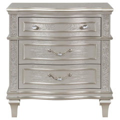 Evangeline Silver Nightstand - furniture place usa