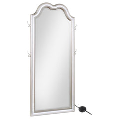Evangeline Silver Floor Mirror - furniture place usa