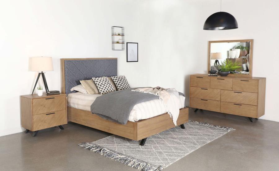 Taylor Brown Eastern King Bed 4 Pc Set - furniture place usa