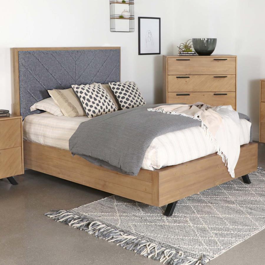 Taylor Grey Queen Bed - furniture place usa
