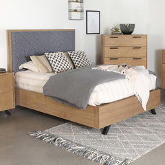 Taylor Grey Queen Bed - furniture place usa