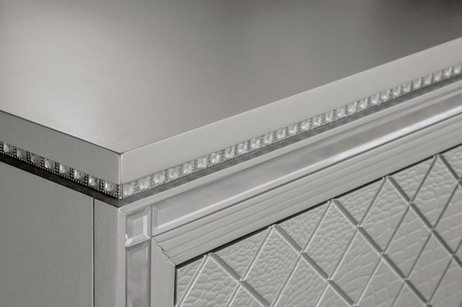 Eleanor Silver Dresser - furniture place usa