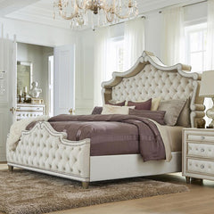 Antonella Beige California King Bed - furniture place usa