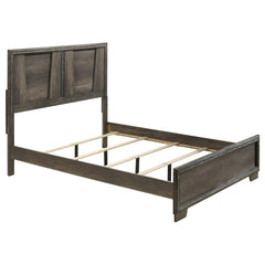 Janine Grey Queen Bed - furniture place usa