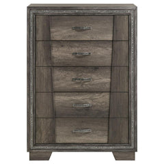 Janine Grey Chest - furniture place usa