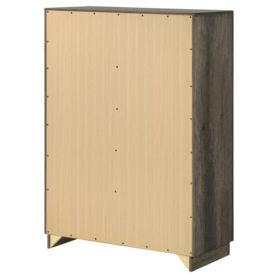 Janine Grey Chest - furniture place usa