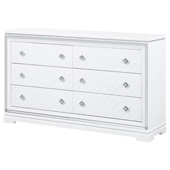 Eleanor White Dresser - furniture place usa