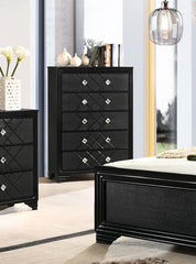 Penelope Black Chest - furniture place usa