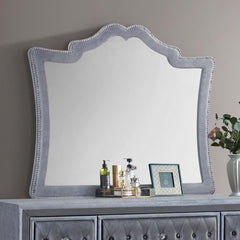 Antonella Grey Dresser Mirror - furniture place usa