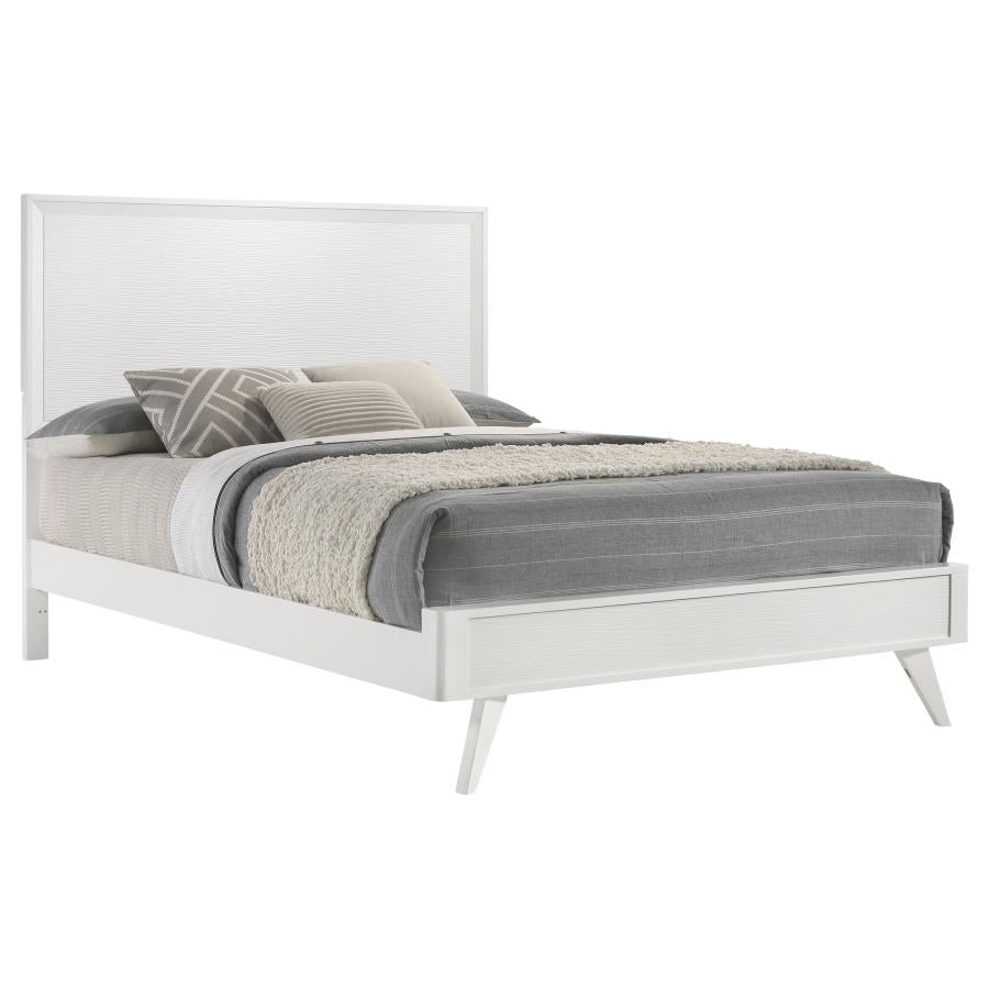 Janelle White Eastern King Bed - furniture place usa