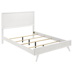 Janelle White California King Bed - furniture place usa