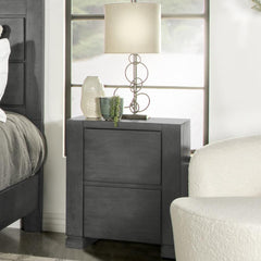 Lorenzo Grey Nightstand - furniture place usa