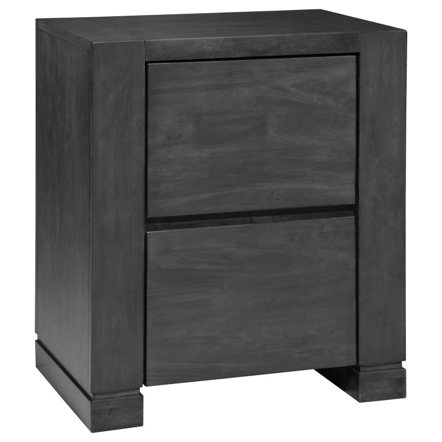 Lorenzo Grey Nightstand - furniture place usa