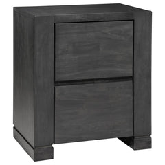 Lorenzo Grey Nightstand - furniture place usa
