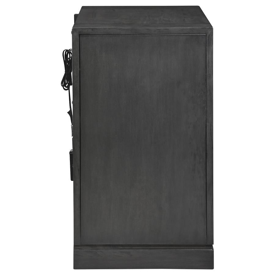 Lorenzo Grey Nightstand - furniture place usa