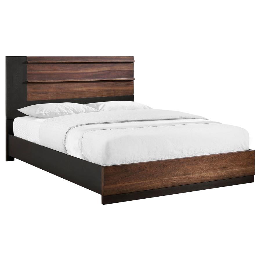 Azalia Brown Queen Bed - furniture place usa