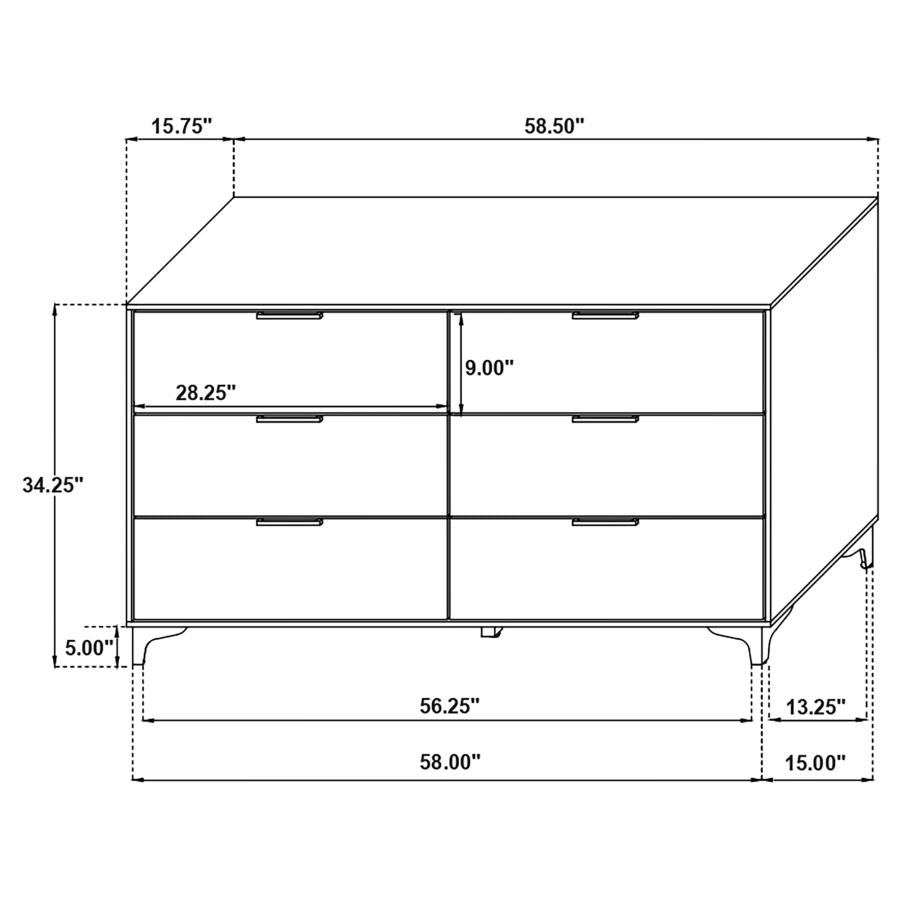 Kendall Black Queen Bed 5 Pc Set - furniture place usa