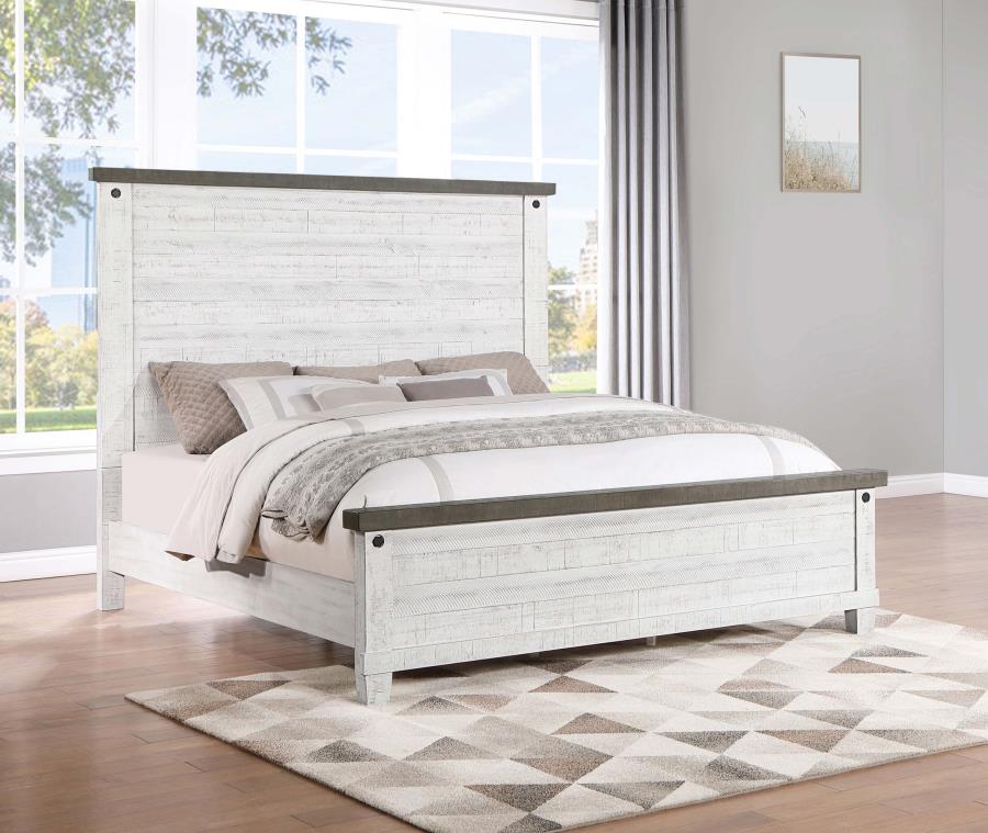 Lilith Grey Queen Bed - furniture place usa