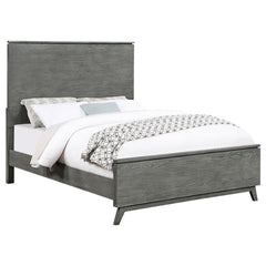 Nathan Grey California King Bed - furniture place usa
