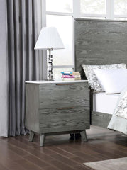 Nathan Grey Nightstand - furniture place usa
