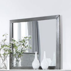 Nathan Grey Dresser Mirror - furniture place usa
