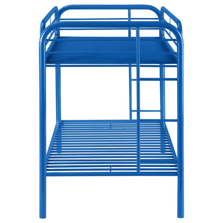 Morgan Blue Twin / Twin Bunk Bed - furniture place usa