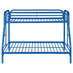 Morgan Blue Twin / Full Bunk Bed - furniture place usa