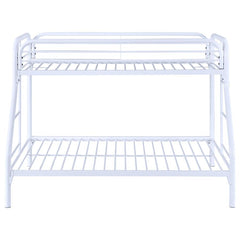 Morgan White Twin / Full Bunk Bed - furniture place usa