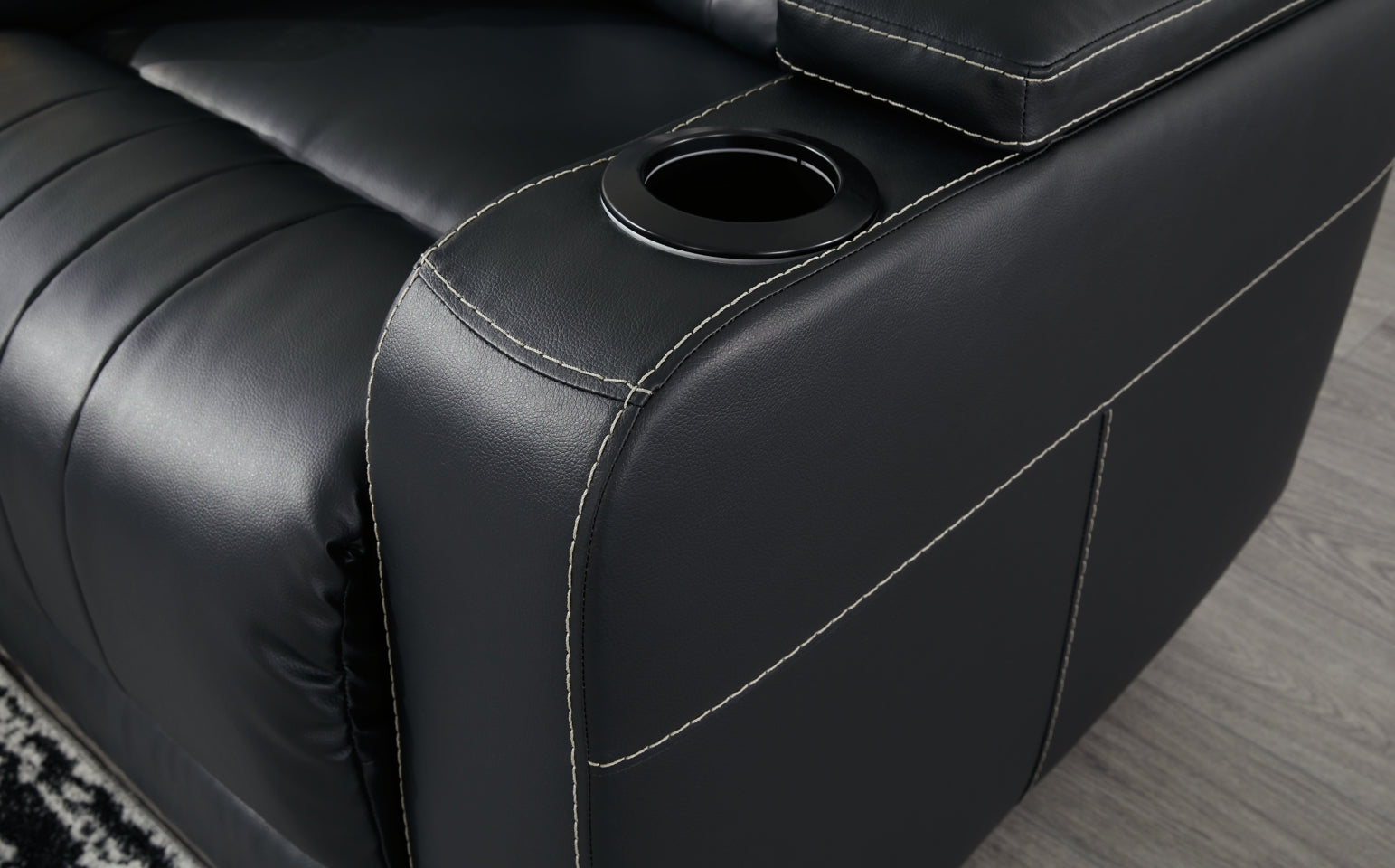 Center Point Reclining Loveseat with Console - furniture place usa
