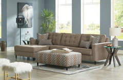 Flintshire 2-Piece Sectional with Ottoman - PKG001029 - furniture place usa