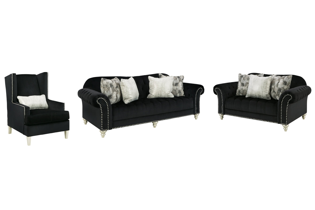 Harriotte Sofa, Loveseat and Chair - PKG010932 - furniture place usa