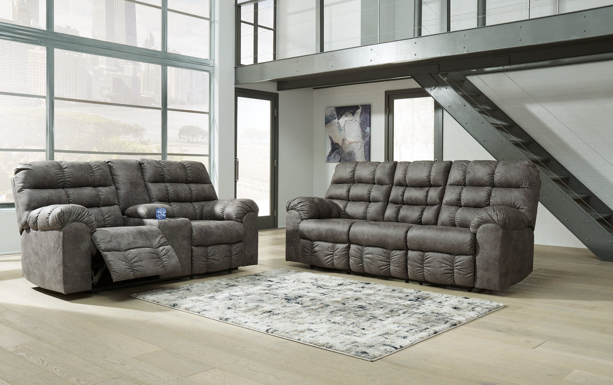 Derwin Sofa and Loveseat - furniture place usa