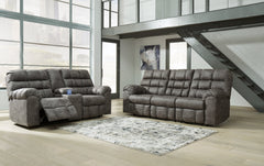 Derwin Sofa and Loveseat - furniture place usa