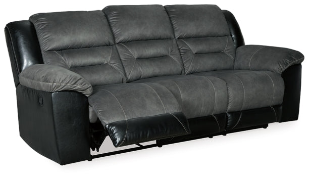 Earhart Sofa and Recliner - furniture place usa