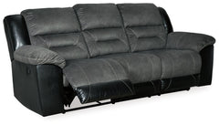 Earhart Sofa and Recliner - furniture place usa