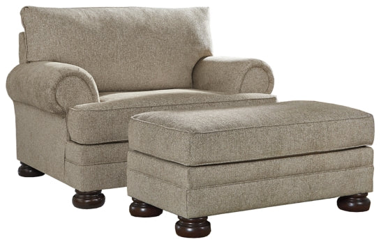 Kananwood Chair and Ottoman - furniture place usa