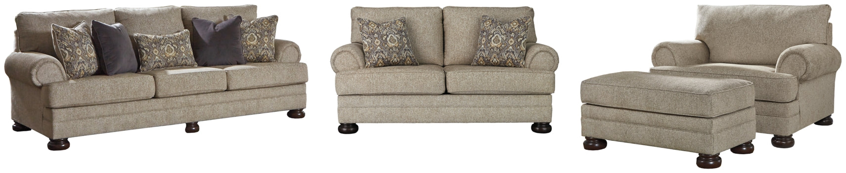 Kananwood Sofa, Loveseat, Chair and Ottoman - furniture place usa