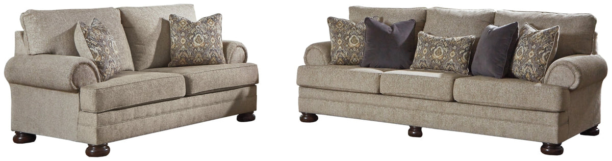 Kananwood Sofa and Loveseat - furniture place usa