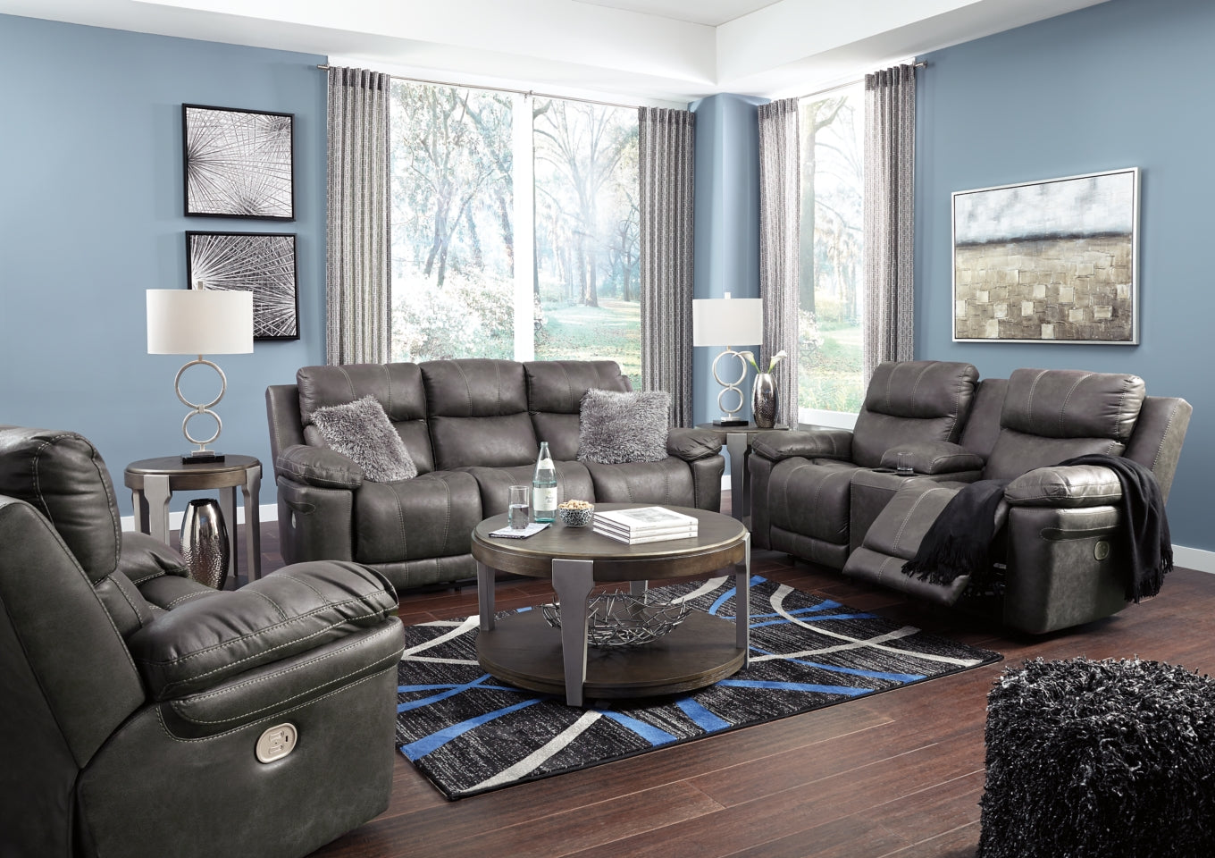 Erlangen Power Reclining Sofa - furniture place usa
