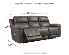 Erlangen Power Reclining Sofa - furniture place usa