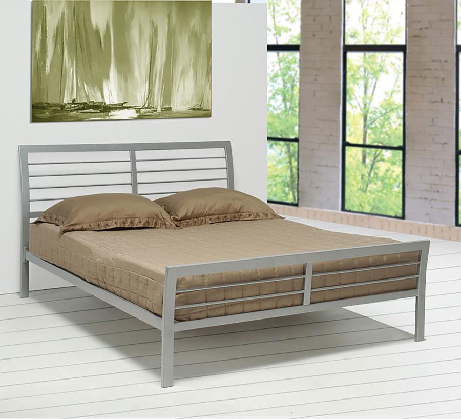 Cooper Silver Queen Bed - furniture place usa