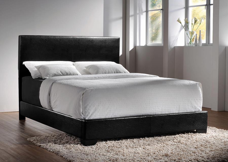 Conner Black Eastern King Bed - furniture place usa