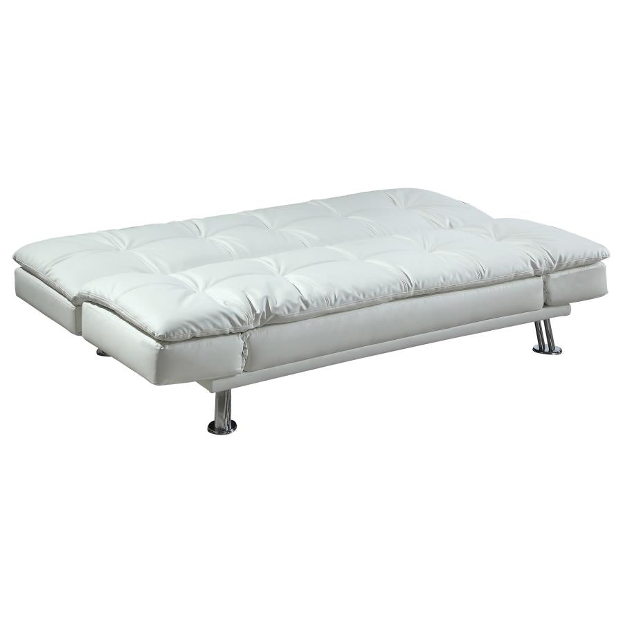 Dilleston White Sofa Bed - furniture place usa