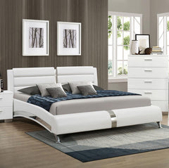 Jeremaine White Queen Bed - furniture place usa